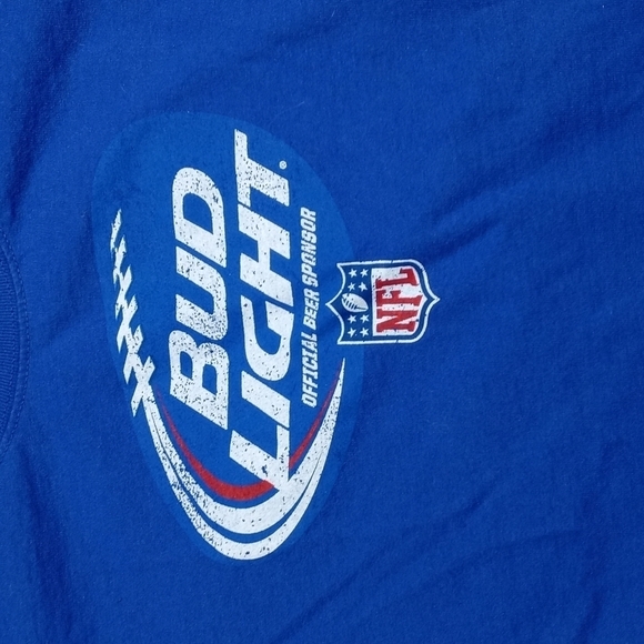 Bud light NFL mens XL t-shirt - Picture 2 of 6